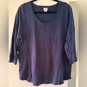 Women's Navy Blue Top